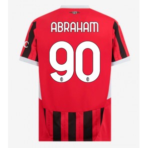 AC Milan Tammy Abraham #90 Hjemmebanetrøje 2024-25 Kort ærmer